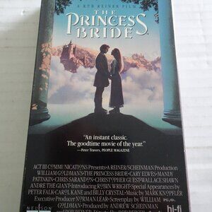 The Princess Bride - VHS Tape - 1987 A Rob Reiner Film with Cary Elwes as Westly